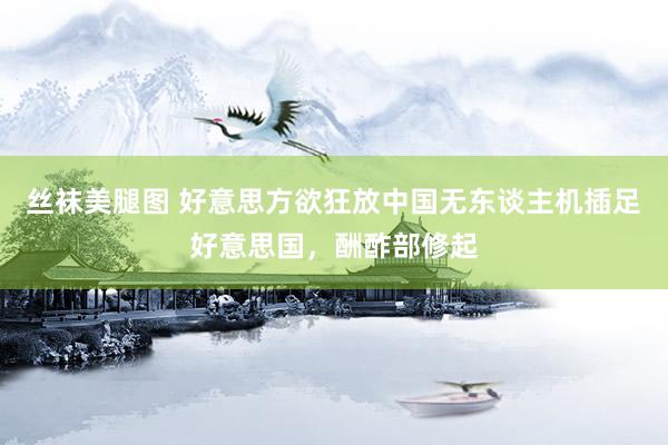 丝袜美腿图 好意思方欲狂放中国无东谈主机插足好意思国，酬酢部修起